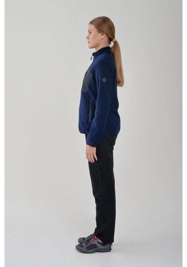 Exuma Kadın Tam Fermuarlı Polar 2322003 - Lacivert