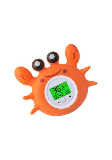 Oda Sıcaklığına Sahip Banyo Termometresi Üç Renkli Turuncu