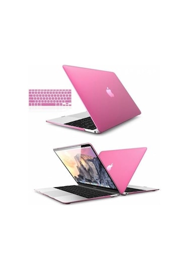 Apple Uyumlu MacBook Pro Reti̇Na 13.3 A1502 Kılıf 2In1 Si̇Li̇Kon + Klavye Siyah