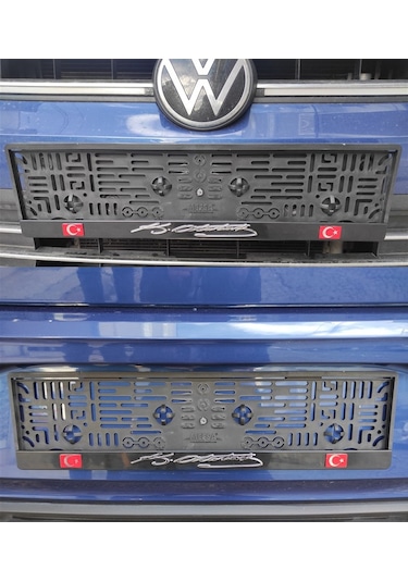 K.Atatürk Araç Takmatik Çıtalı Oto Plakalık 2 Adet Ön Arka