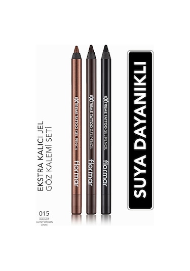 Flormar Extreme Tattoo Jel Göz Kalemi Seti 3'lü