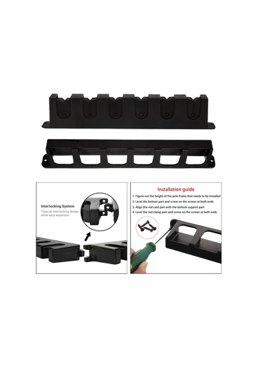 Suntek Olta Raf Tutucu Mücadele Duvara Monte Depolama Olta