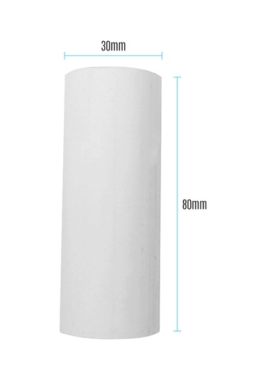 Symbee 6 Adet 80x30mm Termal Fatura Yazıcı Kağıdı - Ofis Ve Perakende İçin Termal Yazıcı Kağıdı Seti