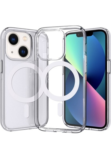 İphone Uyumlu 14 Max Silikon Magsafe Kılıf