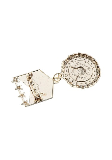 Magideal Suntek Vintage Yıldız Madalya Broş Çok Renkli