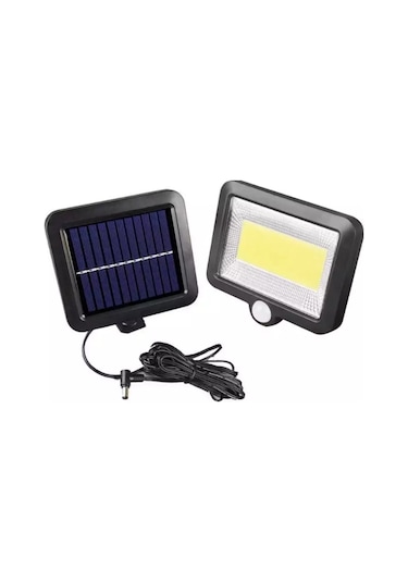 Gaman F100 Cob Led Güneş Enerjili 3 Mod Sensörlü 5 M Kablolu Solar Lamba