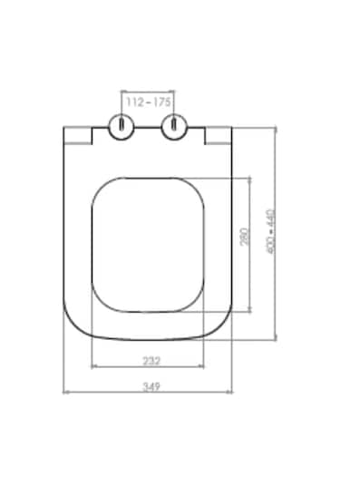 Nkp Forte Duroplast Yavaş Kapanan Klozet Kapağı - Nkp0412