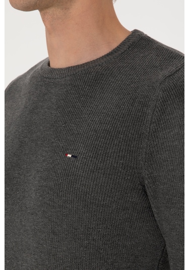 U.s. Polo Assn. Erkek Antrasit Melanj Kazak /triko 50313667-vr081 Antrasit Melanj