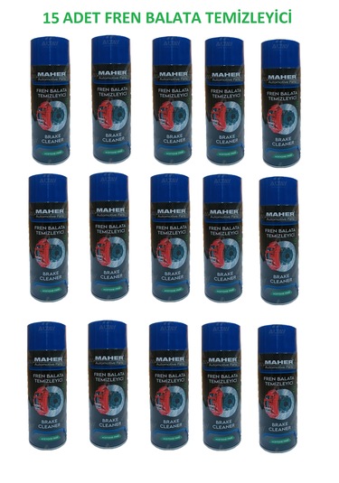 15 Adet Fren Balata Temizleyici Balata Spreyi Brake Cleaner 500 Ml X15 Adet
