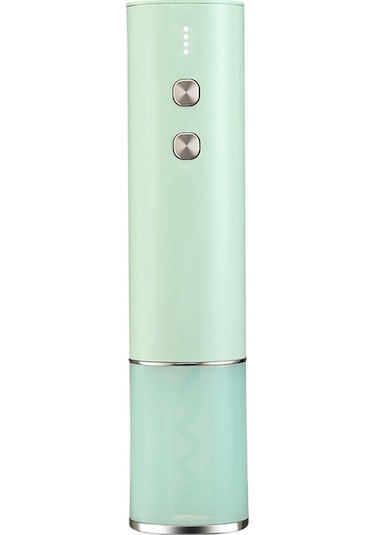 Sones Elektrikli Açacak Paslanmaz Çelik Mini Kırmızı Şarap Şişe Açacağı, Renk: By266 Esmer Yeşil Diğer