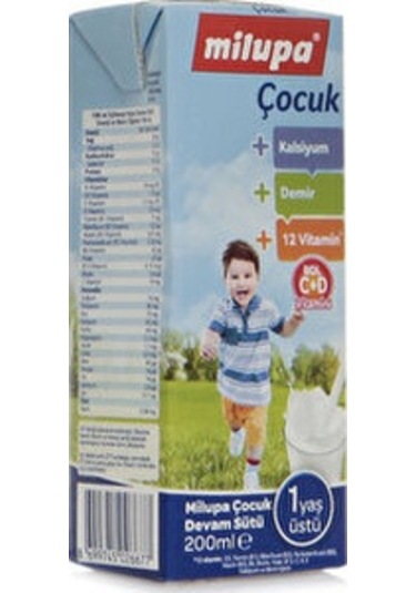 Milupa Çocuk Devam Sütü İçime Hazır 200 Ml 1 Yaş+ 2 Adet