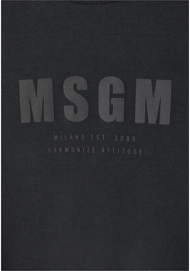 Msgm Çocuklar Için Rahat Sweatshirt Siyah
