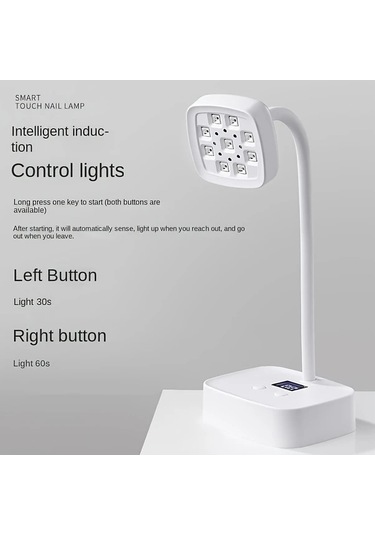 Willowhaven Led Işık Taşınabilir Şarj Edilebilir Led Lamba Düğme İle Aktive Edilir 30 Saniyede Kuruma Hızlı Jel Tırnak Uygulamaları Lotus Lambası İçin İndüksiyon