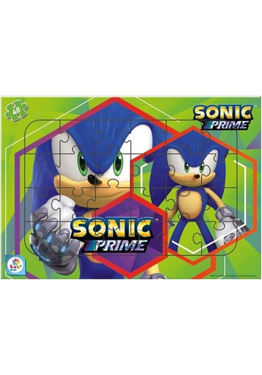 Laço Kids Sonic 48 Parça Frame Puzzle So7869