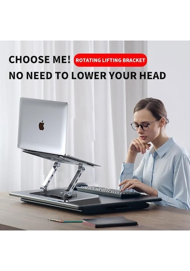 Daytona Zr-104 Aliminyum 360 Notebook Stand,füme