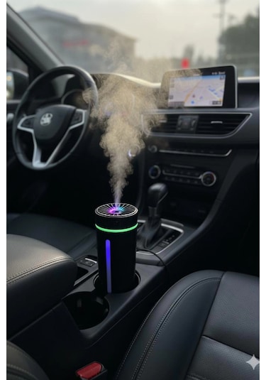 Blackbird Kt-h04 Siyah Oto İçi Ofis Ev Hava Nemlendirici Işıklı Buhar Koku Makinası