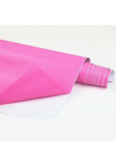 Pembe Karbon Kaplama Folyosu 127 cm x 100 cm