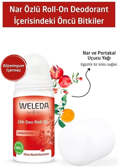 Weleda Granatapfel Roll On Deodorant 50 ML