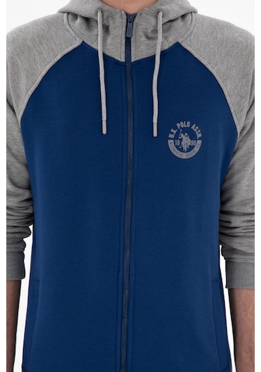 U.s. Polo Assn. Erkek İndigo Hırka Örme 50293396-vr028 İndigo