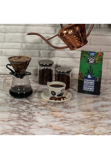 Oze Ethiopian Sidamo Filtre Kahve 2 x 250 G Makine Kağıt Filtre Metal Filtre