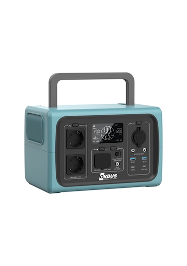 Orbus 600 Güç Kaynağı+100w Katlanır Güneş Paneli
