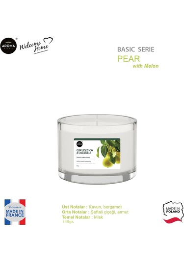 Aroma Basic Line Kokulu Mum Pear With Melon 115 G