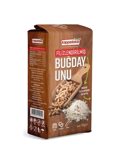 Kappadokia Filizlendirilmiş (Aktive) Buğday Unu 1 KG