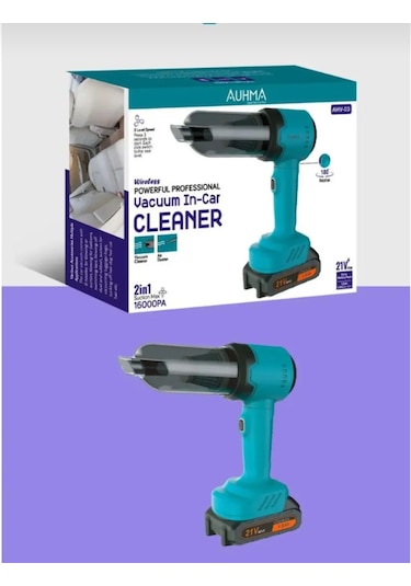 Şarjlı Araç Süpürgesi 16000pa 3 Kademeli Vakumlu Üflemeli Ahv-03 Auhma