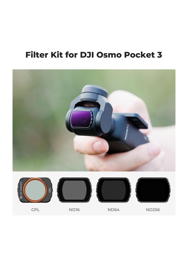 K&f Concept Magnetic Cpl + Nd16+ Nd64 + Nd256 Djı Osmo Pocket 3