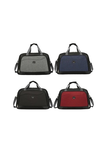 Tongxida Geniş Kapasiteli Bagaj Çantası İş Seyahat Çantası Hafif Çapraz Çanta, Boyut: Büyük Siyah Siyah