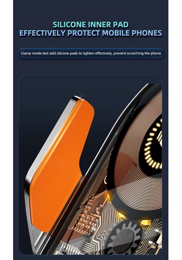 Apera Mt05 İndiksiyonlu Kablosuz Hızlı Şarj Hava Menfezi Araç İçi