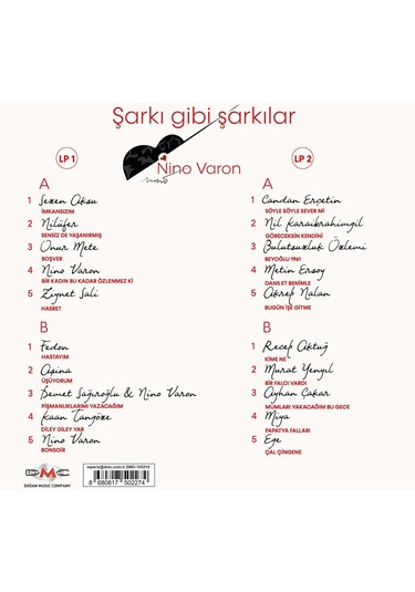 Nino Varon - Şarkı Gibi Şarkılar 2 Plak