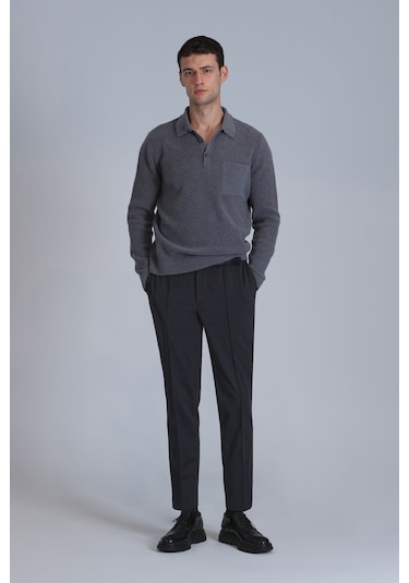 Lufian Rıver Erkek Kazak Gri Gri 112090142100150 Gri