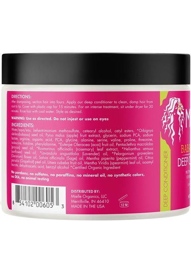 Mielle Babassu & Mint Derin Saç Kremi 227 G