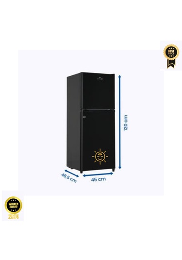 Çift Sistem Cool Life 120 L Siyah Buzdolabı