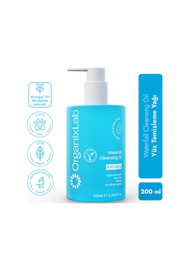 Organixlab Waterfall Cleansing Yüz Temizleme Yağı 200 ML