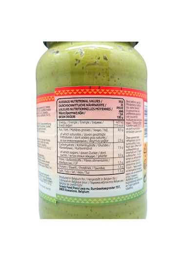 La Fiesta Avokado Dip Sos Salsa Dip Guacamole Style 1 KG