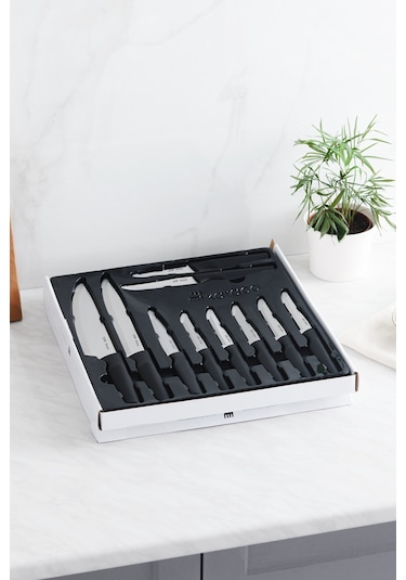 Dr. Inox Bundle 10 Parça Bıçak Seti Siyah