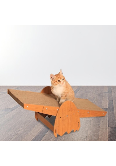 Suntek Karton Kedi Scratcher Tahterevalli Tırma Tahtası Yenilik