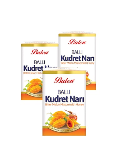 Balen Damla Sakızlı Ballı Kudret Narı Macunu 3 x 210 G