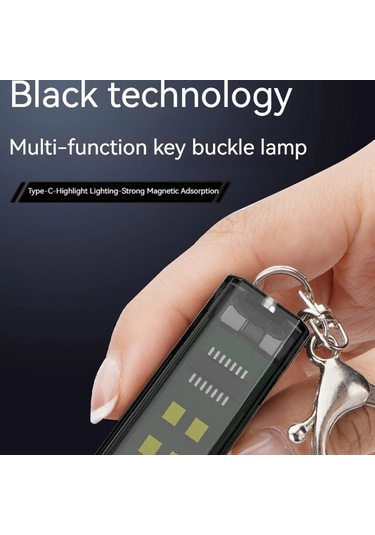 Cbtx Mns3 Açık Anahtarlık Mini El Feneri Manyetik Acil Aydınlatma Aracı Taşınabilir Led Gece Lambası