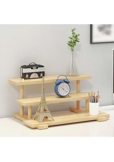 Suntek Ahşap Sergileme Yükseltici Standı Figür Oyuncak