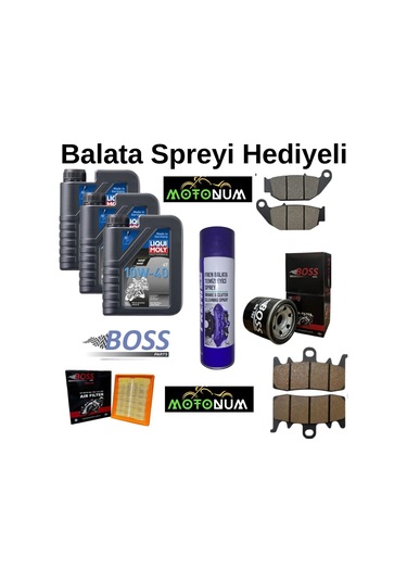 Cf Moto Sr 450 Ön Arka Fren Balata Takımı Ve Bakım Seti Lıqui Moly Street