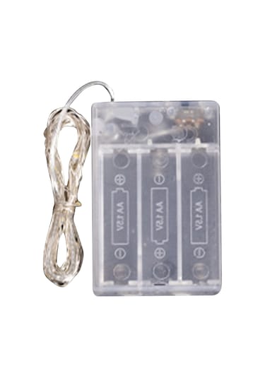 Ximistore9 Sıcak Beyaz 10 Metre 100 Led'li Kaliteli Pil Kutu Işık Zinciri - Noel & Odalar İçin Romantik Dekoratif Aydınlatma