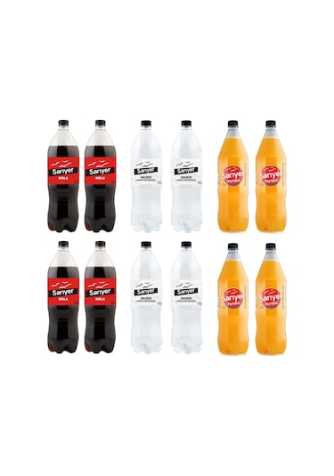 Sarıyer Kola Portakal Gazoz 12 x 1 L