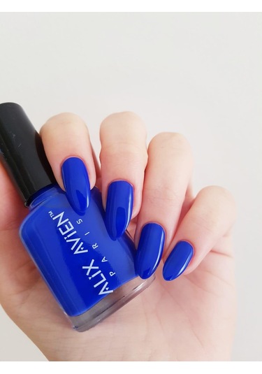 Alix Avien Koyu Mavi Oje 24 Yüksek Pigmentli Uzun Süreli Kalıcılık Hızlı Kuruma Nail Lacquer 24