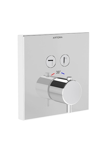 Artema Aquaheat A42746 Ankastre Termostatik Banyo Bataryası Sıva Krom