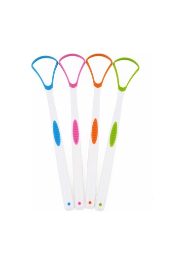10 Pcs Dil Kaplama Temizleme Kazıyıcı Ağız Kokusunu Gidermek İçin Dil Fırçası Rastgele Renk Teslimatı