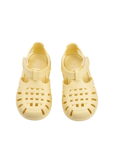 Igor Tobby Solid Çocuk Sarı Sandalet Sarı