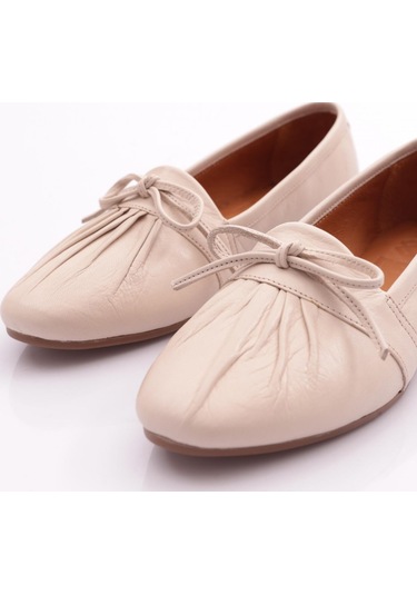 Dgn 133 Kadin Büzgü Detayli Babet 133-2109-R0919 Krem